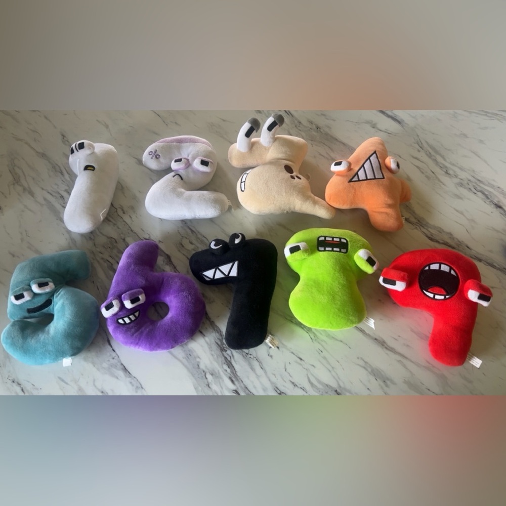 Number Lore" plush